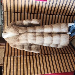 Vintage coyote fur coat